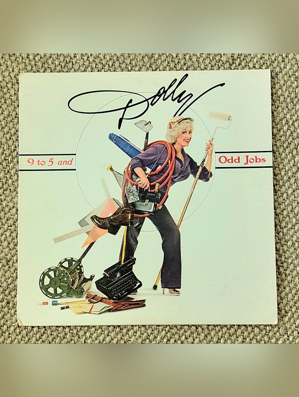 Original 1980 Dolly Parton โ 9 to 5 and Odd Jobs Original Vinyl LP